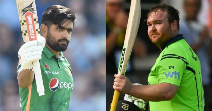 Babar Azam and Paul Stirling