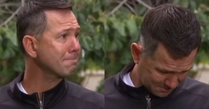 Ricky Ponting Crying
