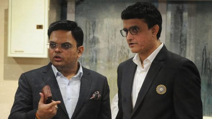 Jay Shah and Sourav Ganguly