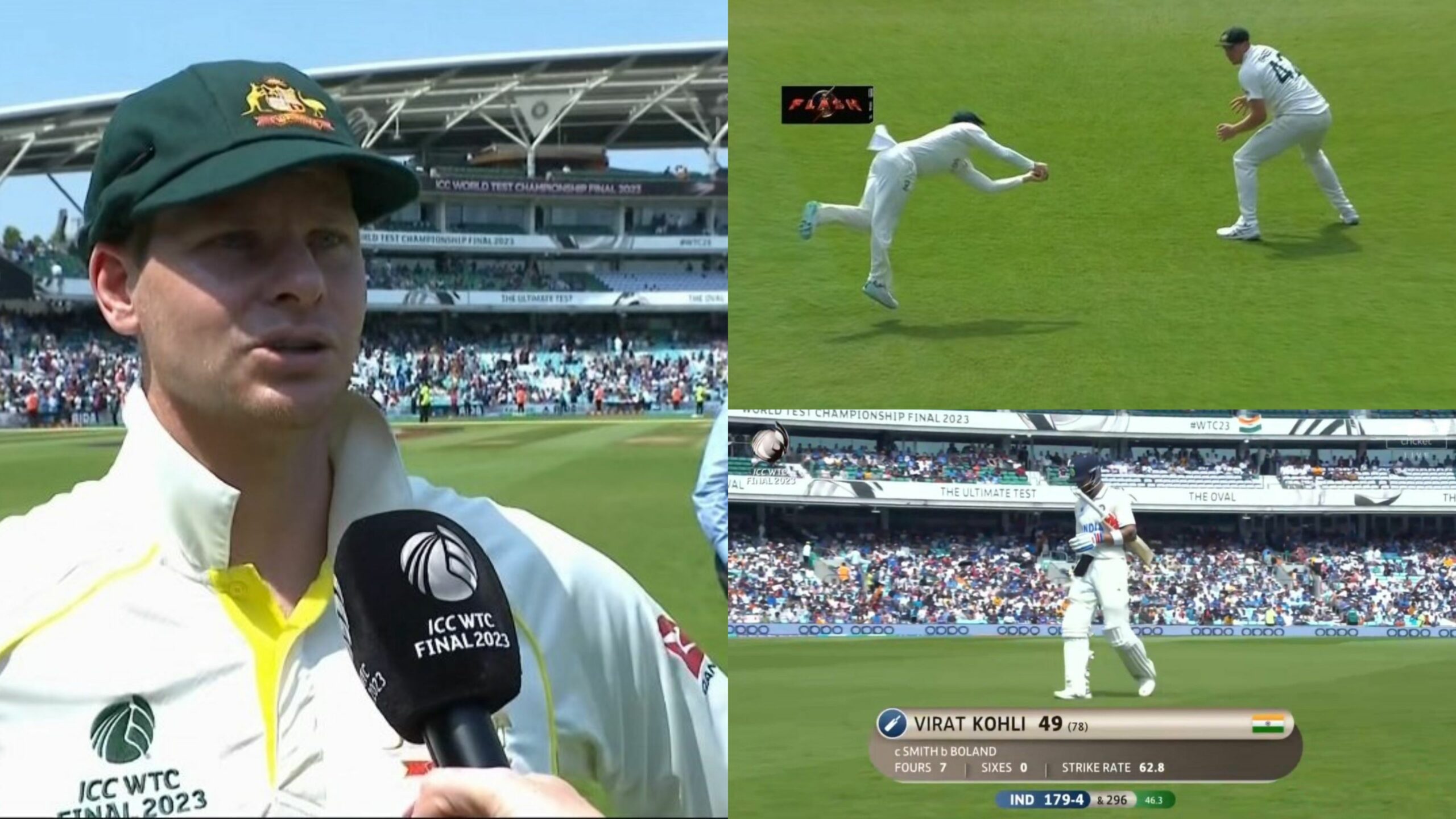 விராட் கோலி ரொம்ப டேஞ்சர்; ஆனால் அப்படியொரு தப்பை கண்டிப்பாக செய்வார் என வச்சகண்ணை எடுக்கமா பத்துகிட்டே இருந்தேன் – மேட்ச்சை மாற்றிய கேட்ச் எடுத்த ஸ்மித் பேட்டி!