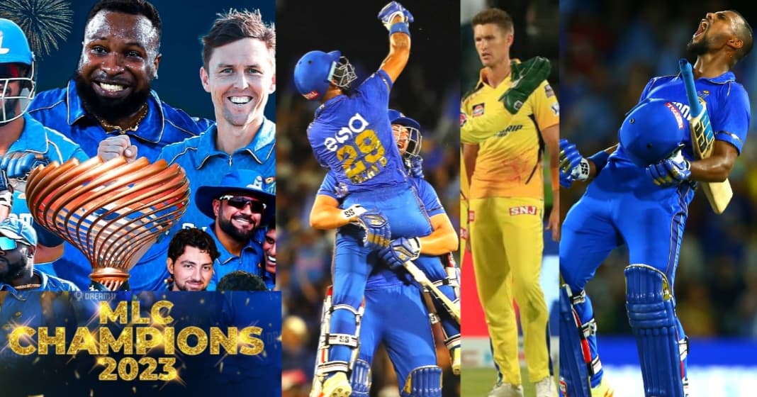 மும்பை இந்தியன்ஸ் சாம்பியன்; சிஎஸ்கே வீரரை பந்தாடிய பூரன்; 13 சிக்ஸ்.. 137* ரன்.. 55 பந்து!