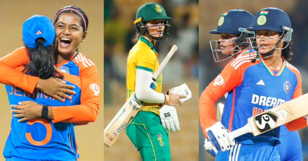 வெறும் 11 ஓவர்.. 10 விக்கெட்.. ஸ்மிருதி பூஜா அசத்தல் ஆட்டம்.. தென் ஆப்பிரிக்காவை வீழ்த்திய இந்திய அணி