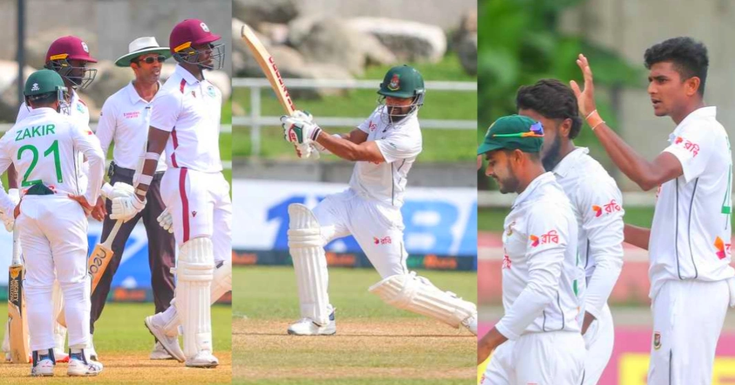 61 ரன் 9 விக்கெட்.. பதிலடி தந்த பங்களாதேஷ்.. சொந்த மண்ணில் சிக்கிய வெஸ்ட் இண்டீஸ் அணி.. 2வது டெஸ்ட்