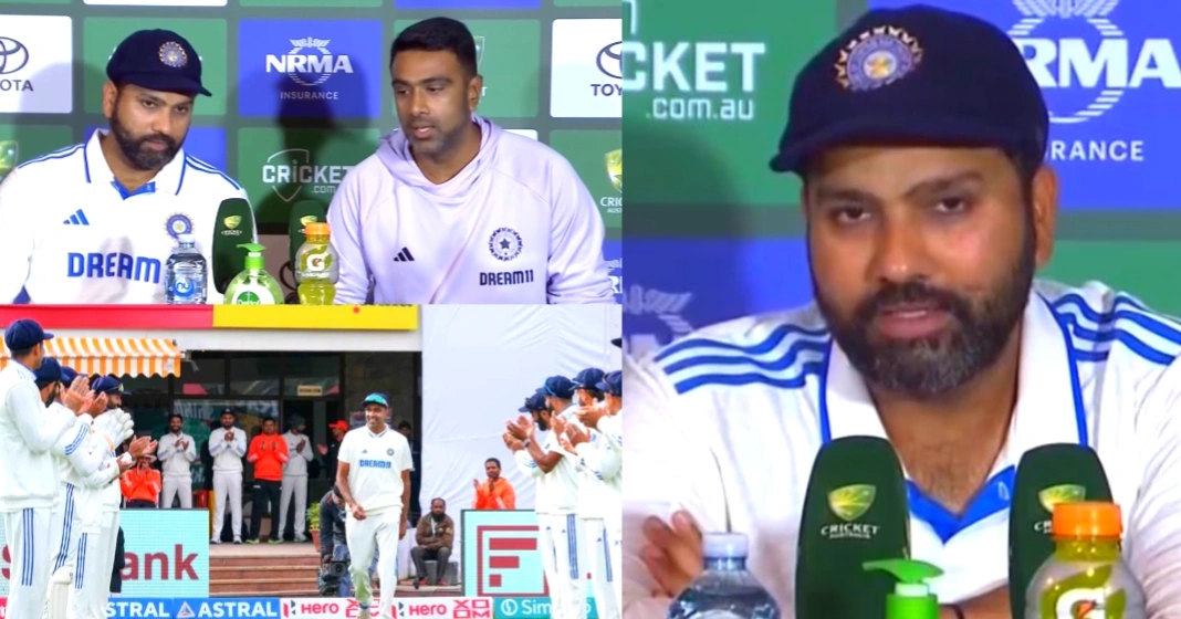 அஸ்வின் ஆஸி வந்ததுமே முடிவெடுத்துட்டார்.. நான் சமாதானப்படுத்தி ஆட வச்சேன்.. இதான் காரணம் – ரோகித் சர்மா பேட்டி