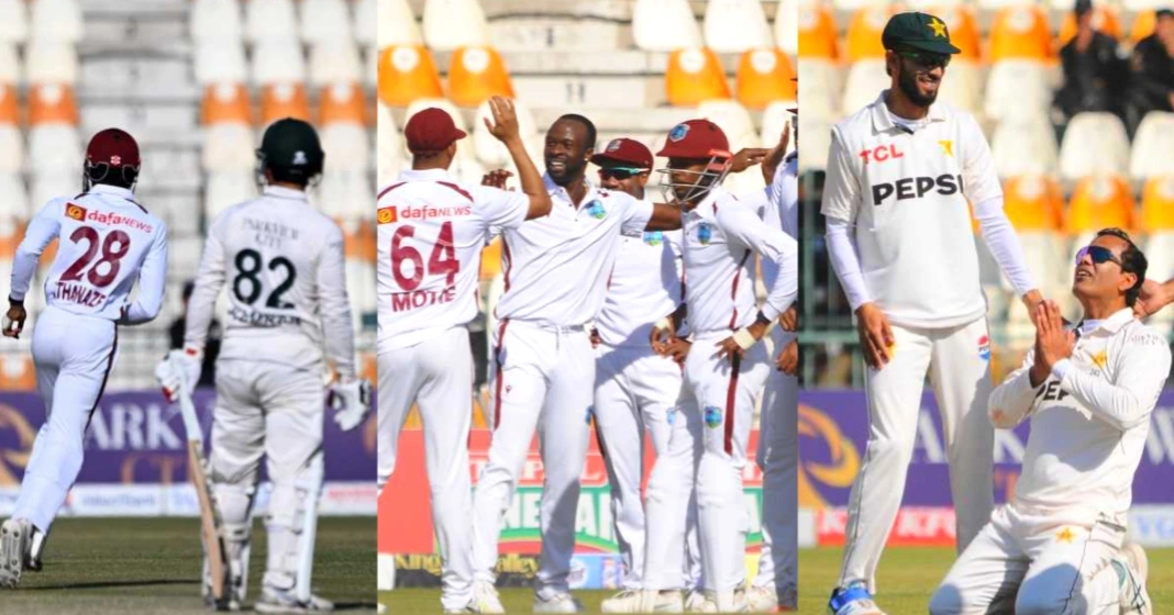 ஒரே நாளில் 20 விக்கெட்.. மாறி மாறி ஆல் அவுட் ஆன பாகிஸ்தான் வெஸ்ட் இண்டீஸ்.. 2வது டெஸ்ட்