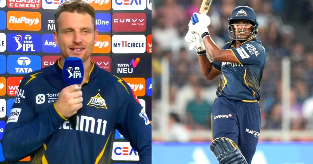 சாய் சுதர்சன நெட்ஸ்ல முதல்ல பார்த்ததும்.. எனக்குள்ள இத நானே சொல்லிக்கிட்டேன் – பட்லர் பேட்டி