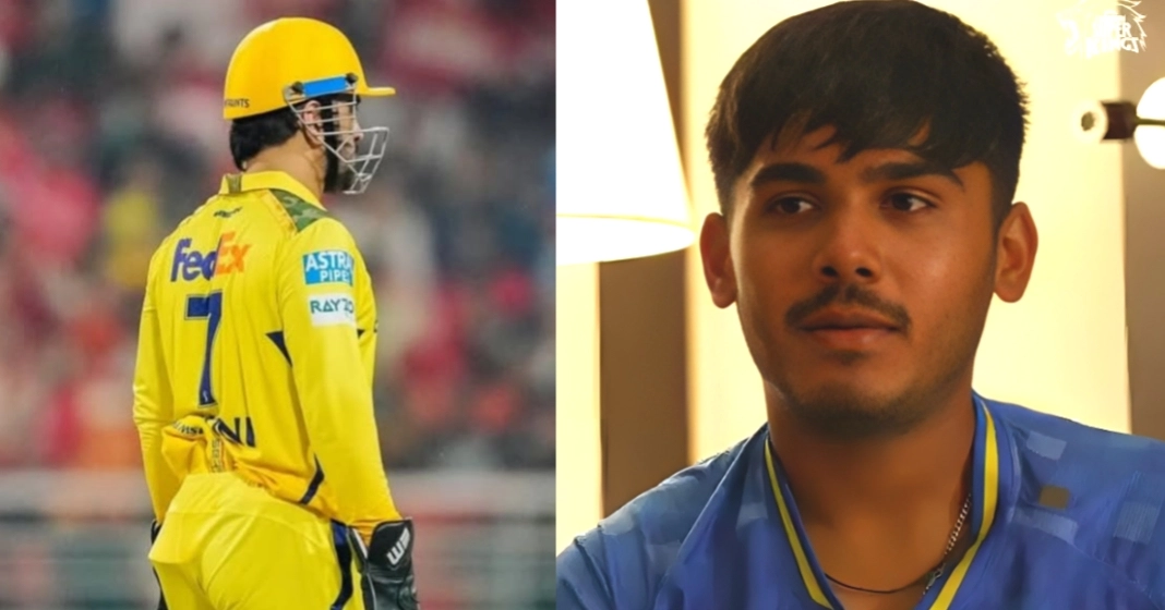 நேத்து போட்டி முடிஞ்சதும் தோனி பாய் இப்படித்தான் என்னை கூப்பிட்டார்.. அது ஏன்னு தெரியல – ஆயுஸ் மத்ரே பேட்டி