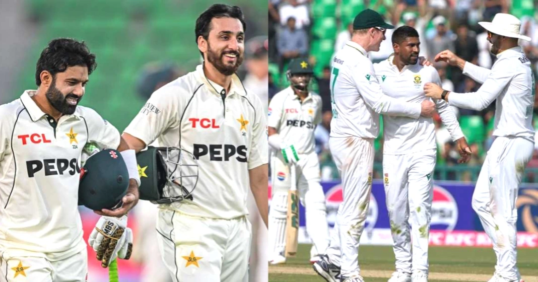 4 அரைசதங்கள்.. உலக சாம்பியன் தென் ஆப்பிரிக்காவை கதறவிடும் பாகிஸ்தான் அணி – முதல் டெஸ்ட்