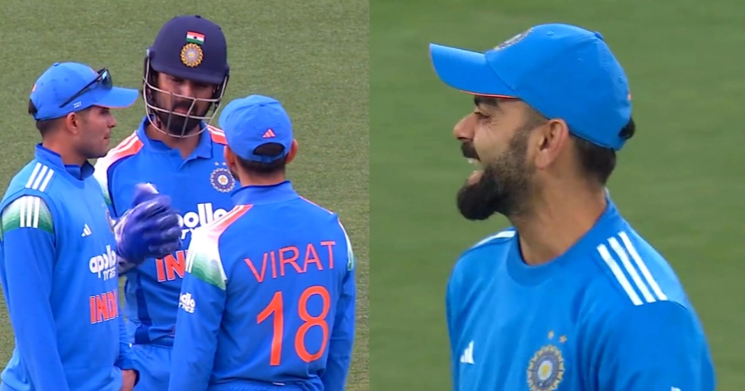 கில் இங்க வா நில்லு நான் சொல்றத கேளு.. உடனே விக்கெட் எடுத்து கொடுத்த விராட்.. களத்தில் செம சம்பவம்