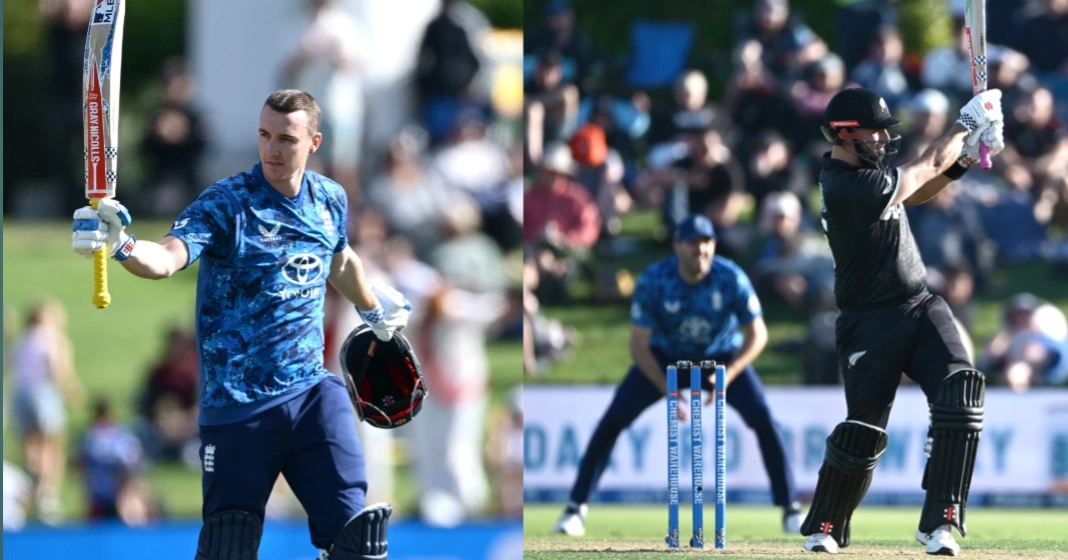 9 பேர் ஒற்றை இலக்கம்.. நடுவில் ஹாரி புரூக்கின் அதிசய பேட்டிங்.. ஆனாலும் சோகம் – நியூஸி வெற்றி