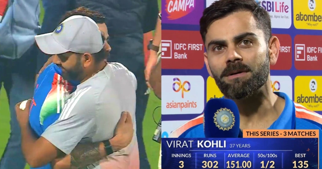 கடந்த 2-3 வருஷமா நான் இப்படி விளையாடல.. ரோஹித் சர்மாவுக்காகவும் நான் சந்தோஷப்படறேன் – விராட் கோலி பேச்சு