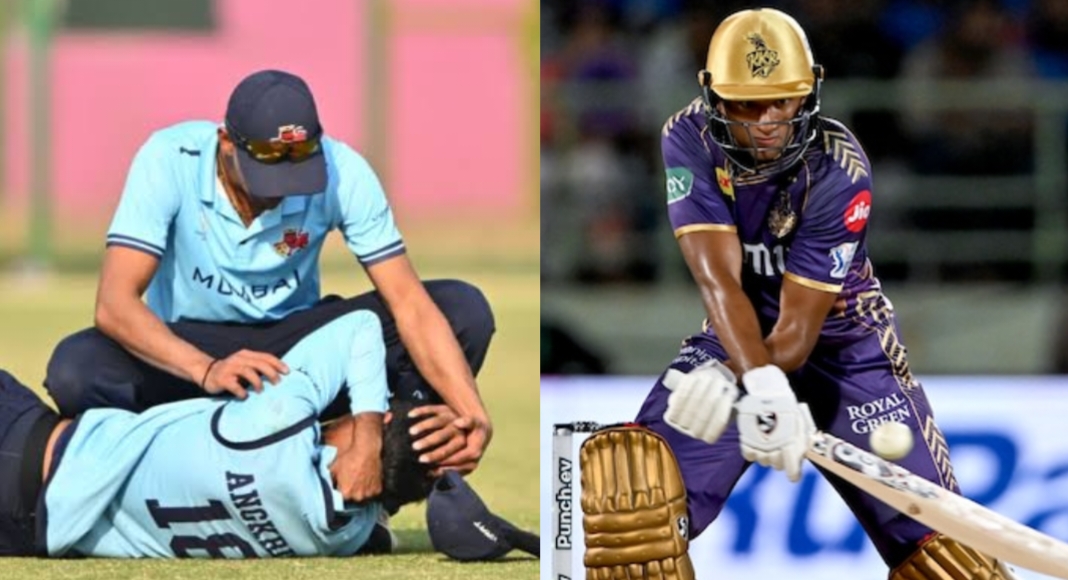 விஜய் ஹசாரே டிராபி.. 21 வயதான கேகேஆர் வீரருக்கு தலையில் காயம்.. உடனடியாக மருத்துவமனையில் சிகிச்சை