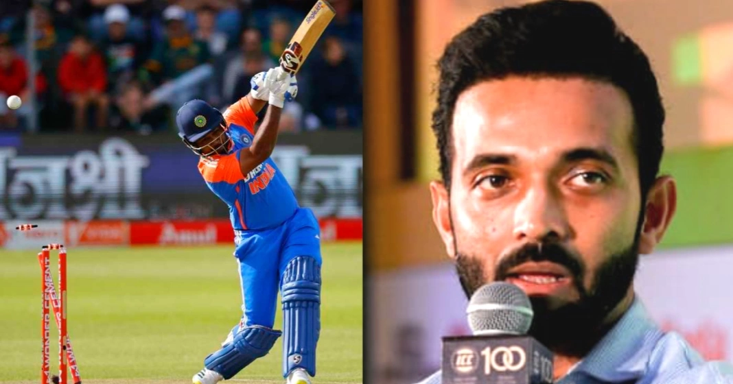 சாம்சனுக்கு அந்த விஷயம் அசிங்கமா இருக்கும்.. ஆனா அவர் இதை மட்டும் நினைச்சு பார்த்தா கலக்கலாம் – ரகானே அறிவுரை