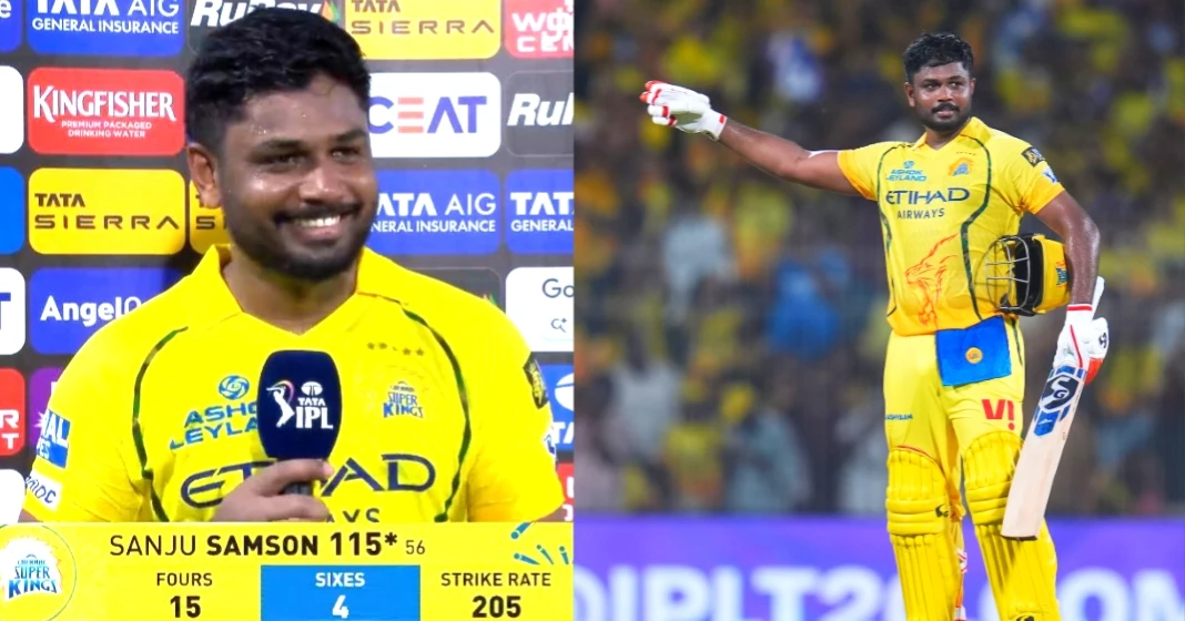 முதல்ல நான் நினைச்சதே வேற.. அப்புறம் இந்த பிளானை மாத்தியதால்தான் சதம் அடிக்க முடிந்தது – சஞ்சு சாம்சன் பேச்சு